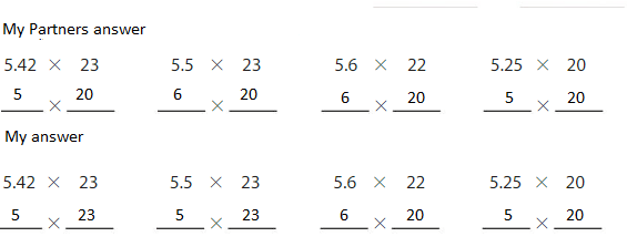 Big Ideas Math Answers Grade 5 Chapter 5 Multiply Decimals CCSS Math
