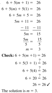 Big Ideas Math Algebra 1 Answers Chapter 1 Solving Linear Equations