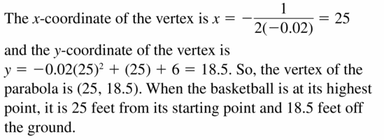 Big Ideas Math Algebra 2 Answers Chapter 2 Quadratic Functions CCSS
