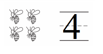 Go-Math-Grade-K-Chapter-1-Answer-Key-Represent-Count-and-Write-Numbers-0-to-5-Count and Write 3 and 4 Homework & Practice 1.4.4