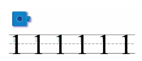 Go-Math-Grade-K-Chapter-1-Answer-Key-Represent-Count,-and-Write-Numbers-0-to-5-Lesson 1.2 Count and Write 1 and 2-Share and Show-1