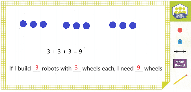 Into Math Grade 3 Module 1 Lesson 1 Answer Key Count Equal Groups