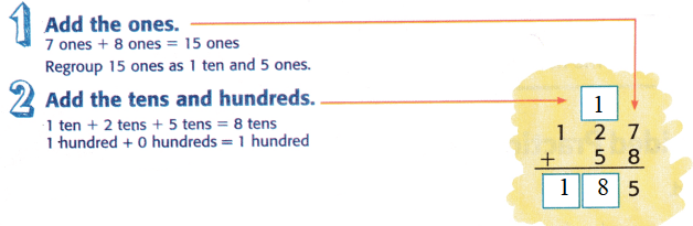 McGraw Hill My Math Grade 3 Chapter 2 Lesson 7 Answer Key Add Three