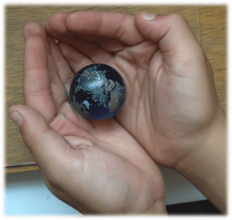 Blue Earth Marble With Natural Earth Continents CCTHEO
