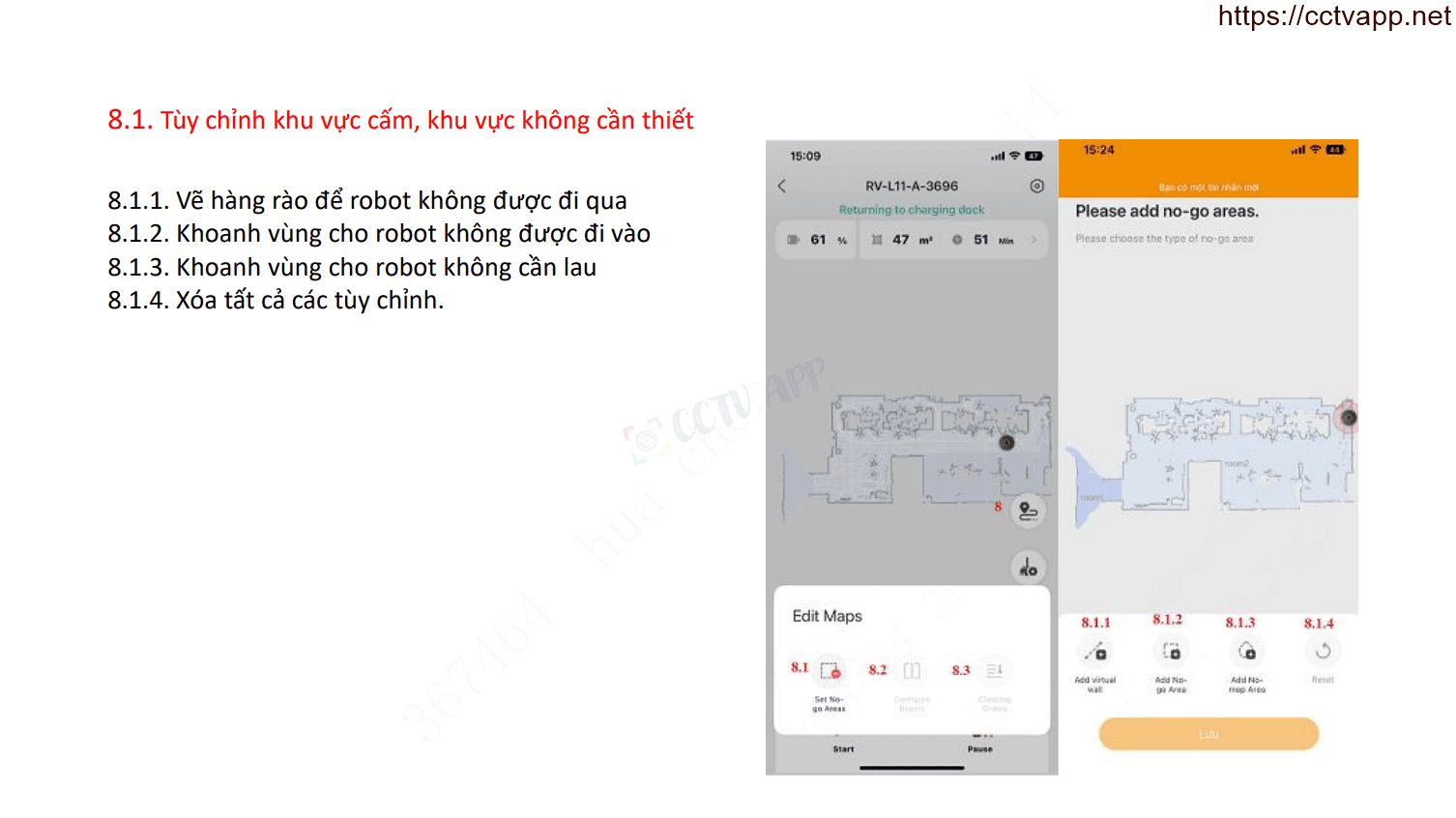 IMOU V-L11-A Robot Vacuum User Manual (vi) - Application System