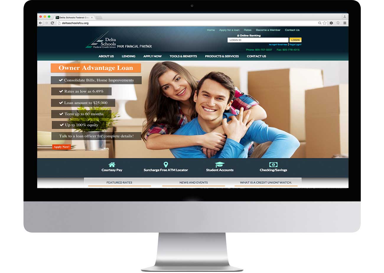 Delta Schools Federal Credit Union Clifton Creative Web