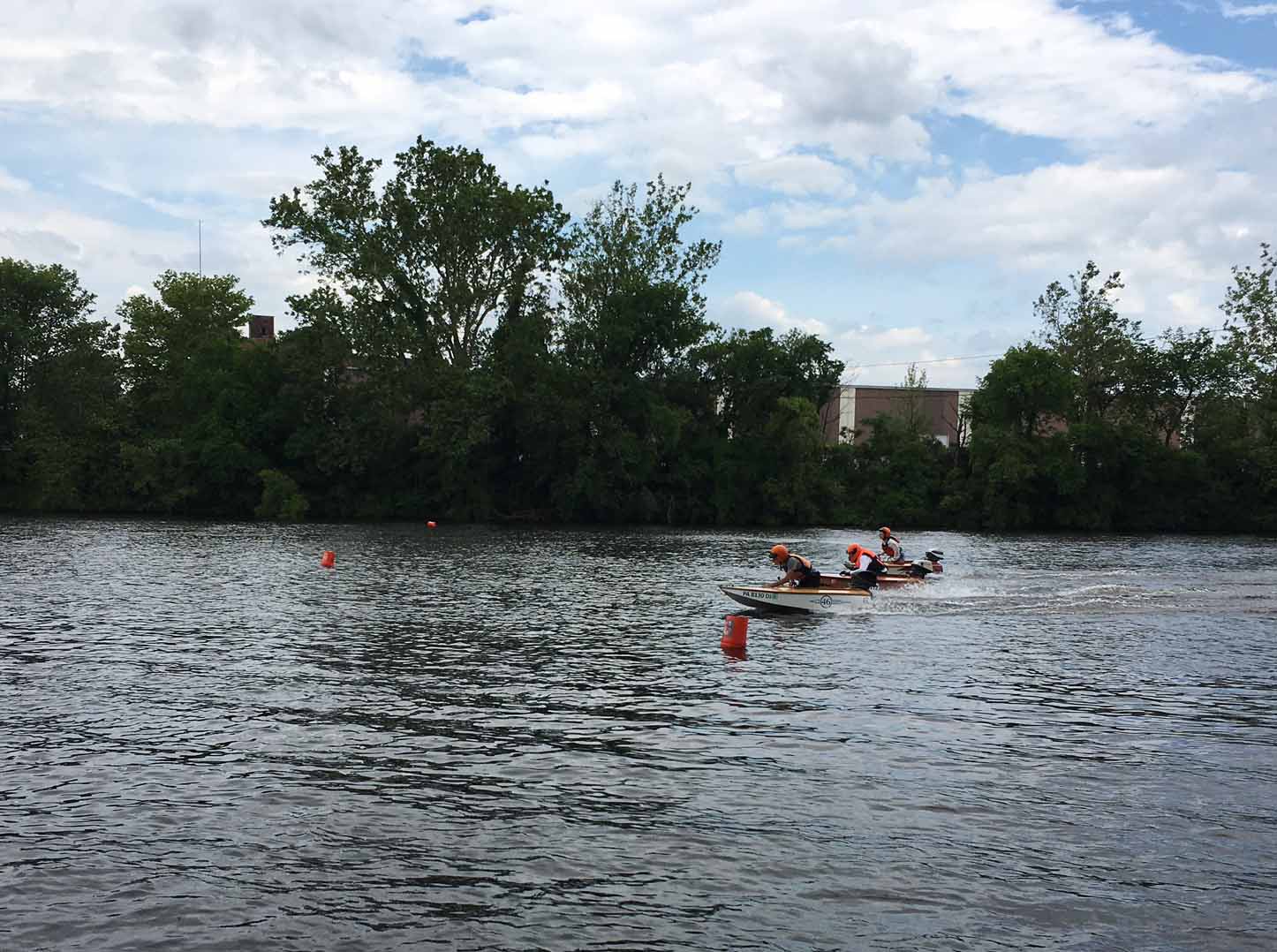 Skuas on the Lehigh Cocktail Class Wooden Boat Racing Association