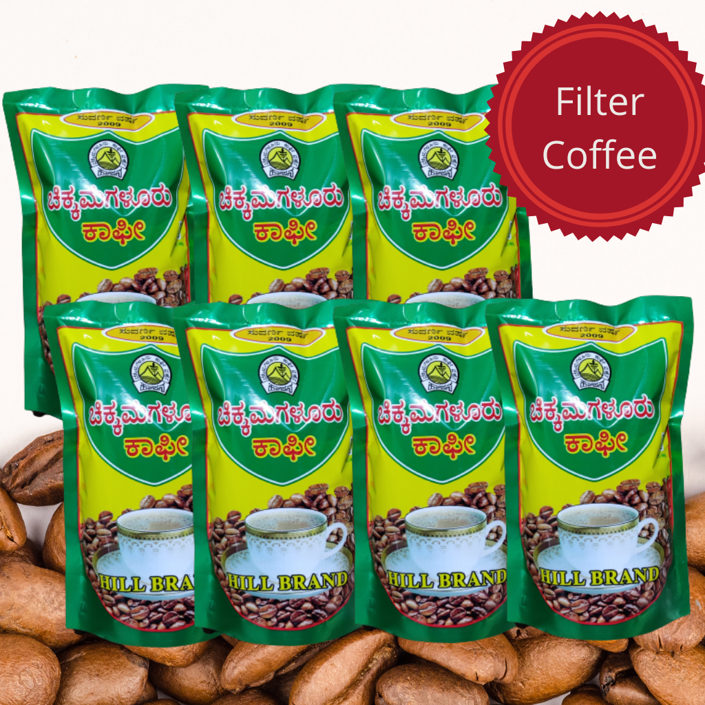 Coffee Powder (Filter) 1.75 Kg (250g X 7 packs) Chikkamagaluru Coffee