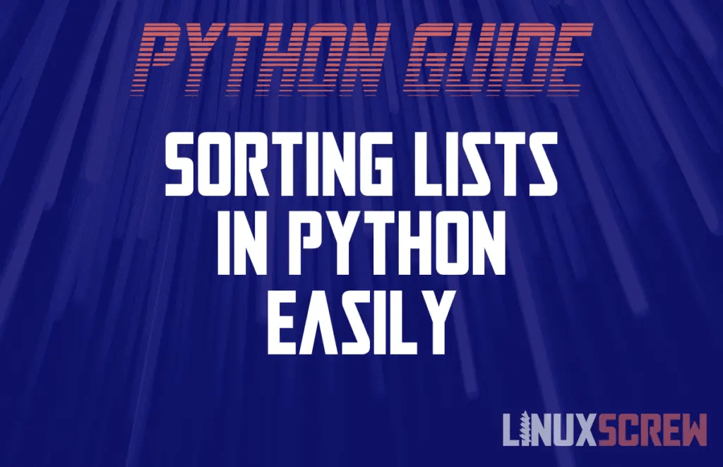 Python List 'sort()' Method Sorting Lists in Python Easily