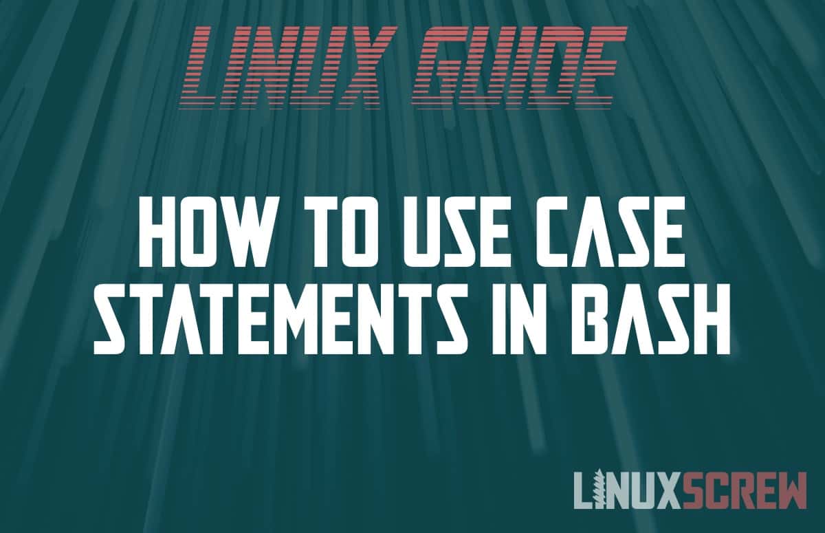 How to Use the Bash case Statement, With Examples