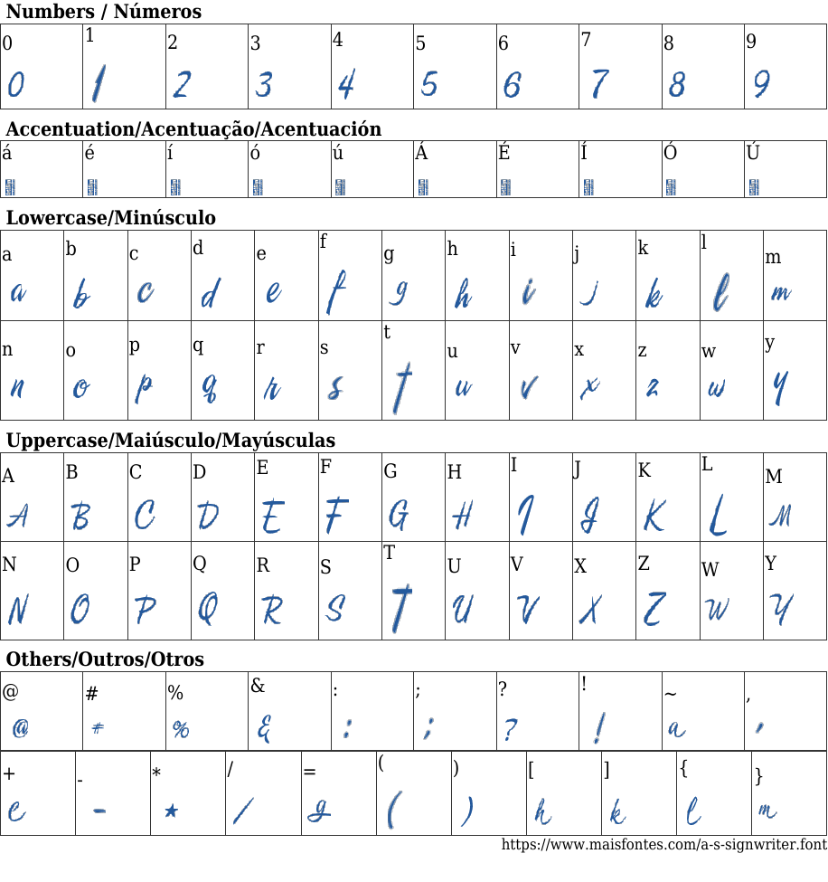 A S Signwriter Free Font Download MaisFontes