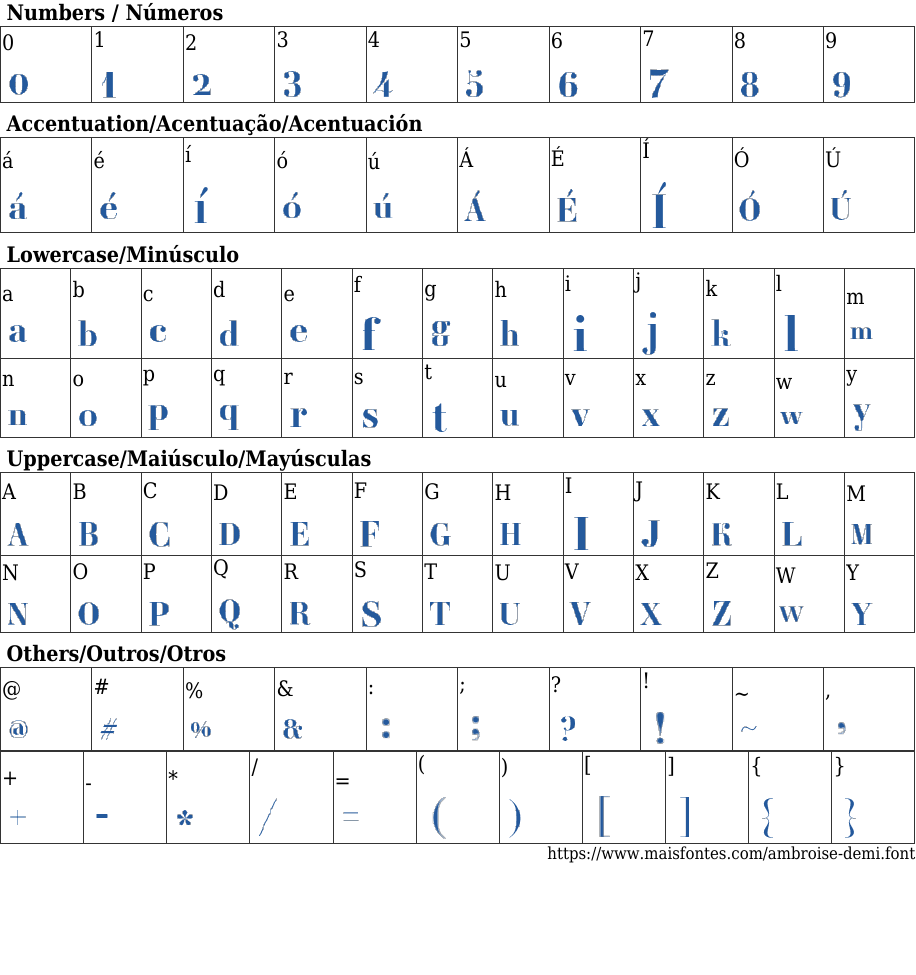Ambroise Demi Free Font Download MaisFontes