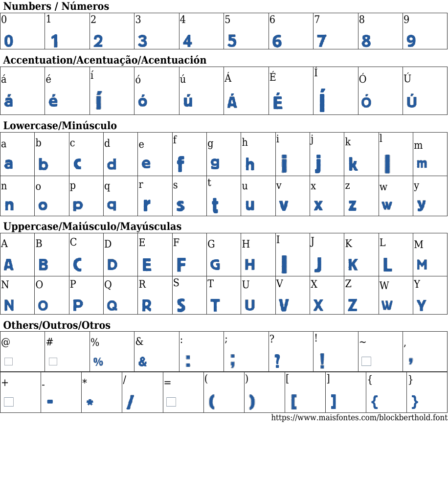 Block Berthold Free Font Download MaisFontes