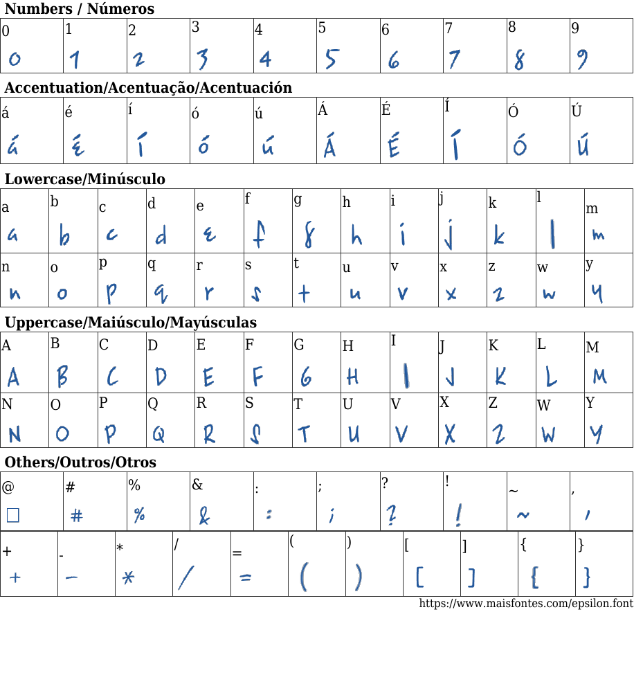 Epsilon Free Font Download MaisFontes