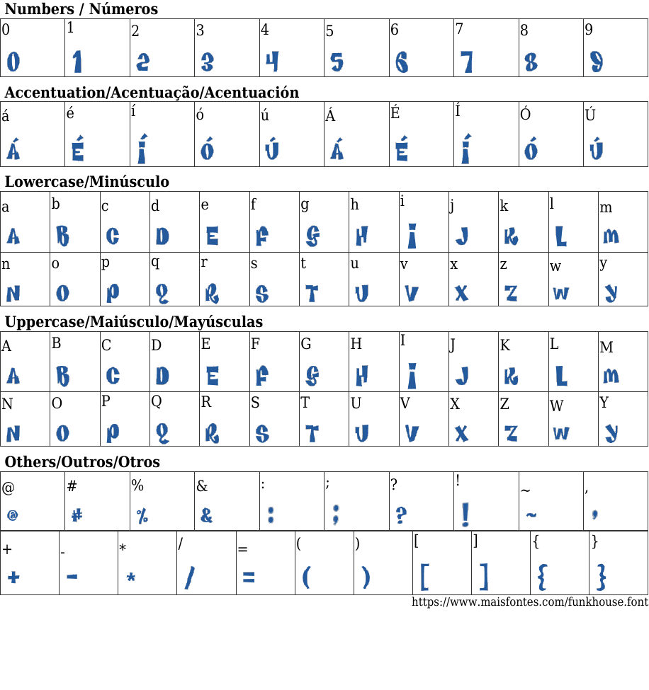 Funkhouse Free Font Download MaisFontes