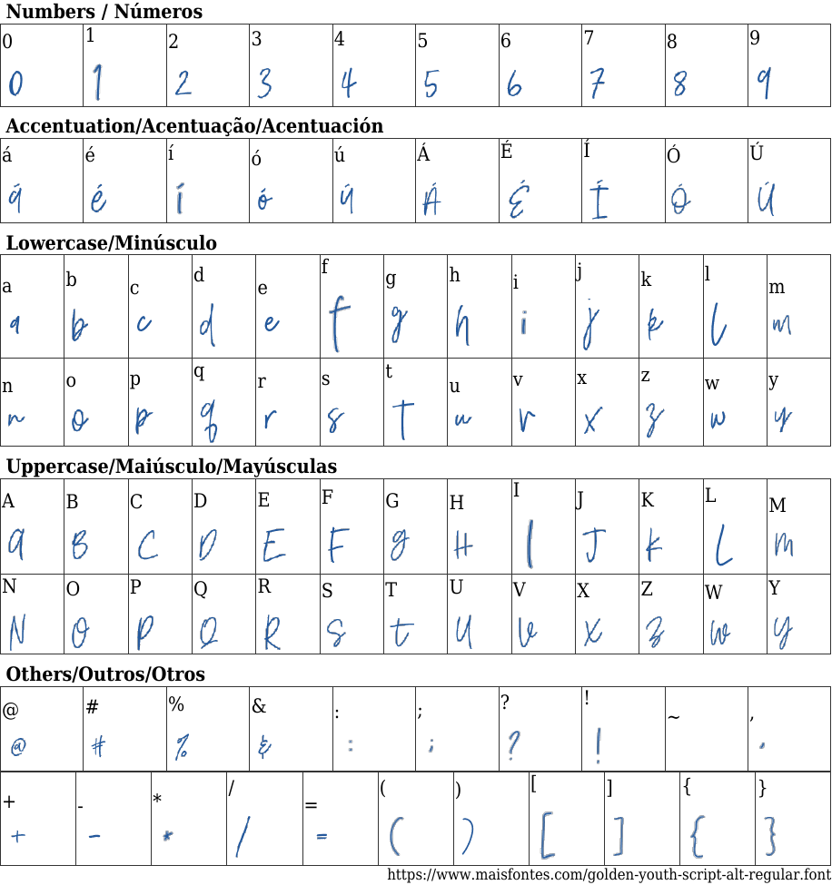 Golden Youth Script Alt Regular Free Font Download MaisFontes