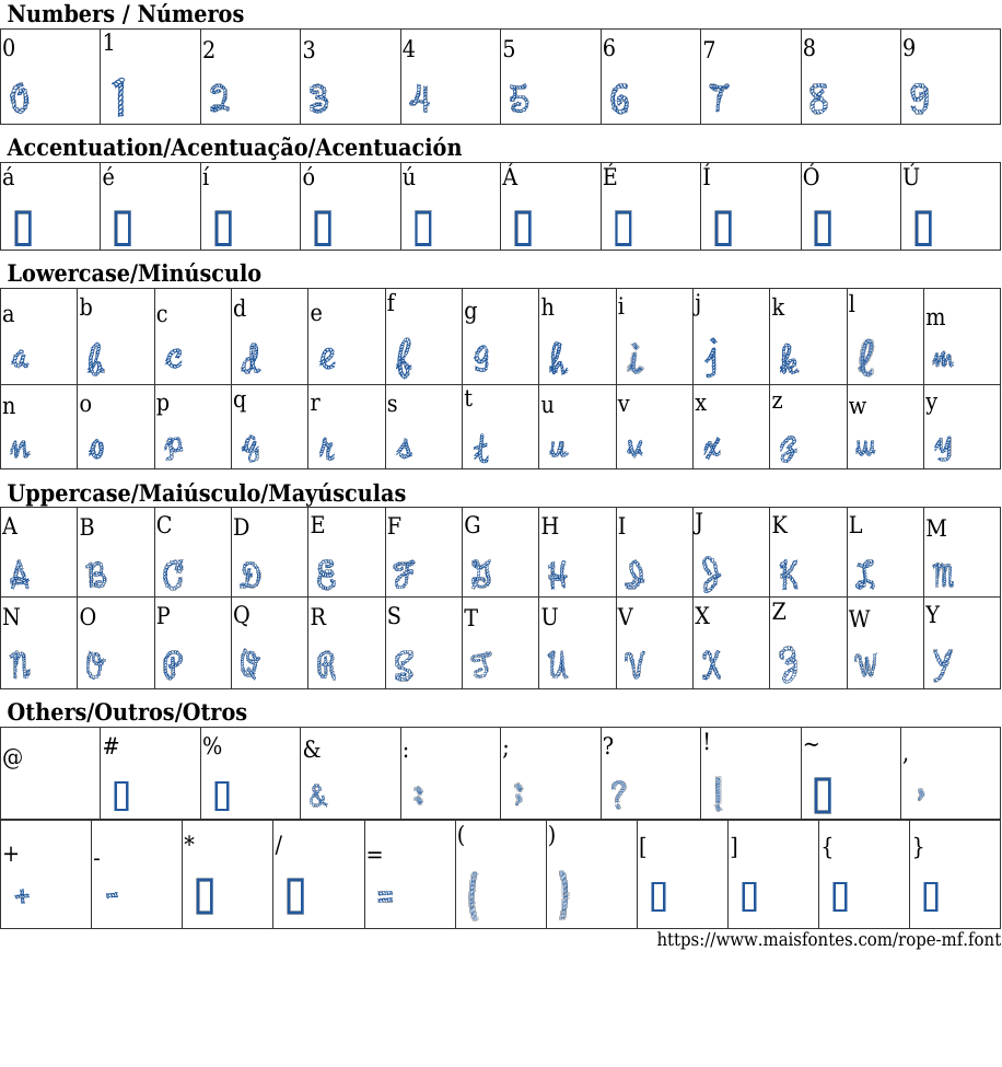Rope MF Free Font Download MaisFontes
