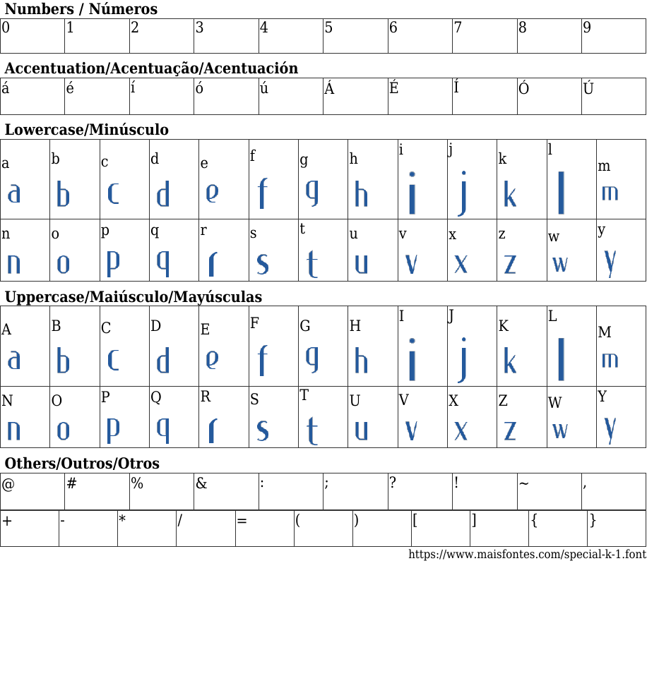 Special K Free Font Download MaisFontes