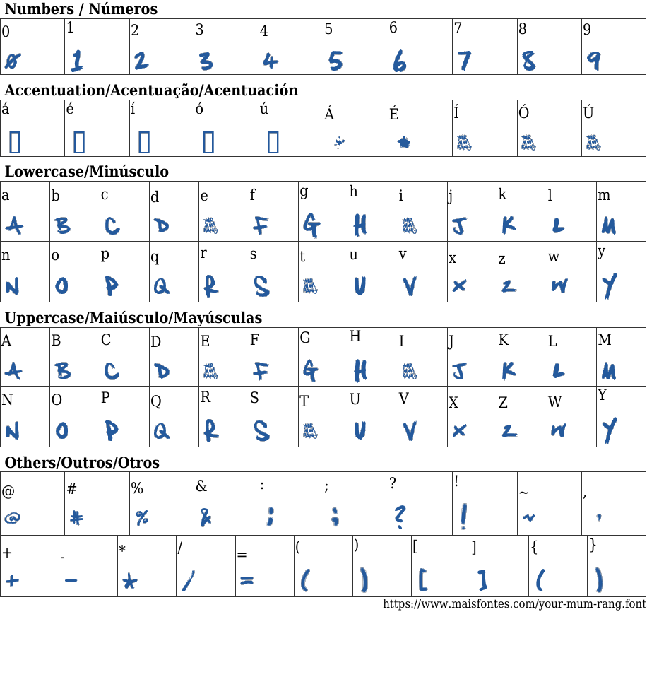 Your Mum Rang Baixar Fonte Grátis MaisFontes