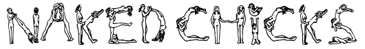 Naked Chicks Font: Free Download | MaisFontes