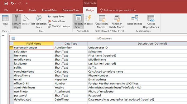 Primary Keys and Foreign Keys in Access | CDA Computer Tips