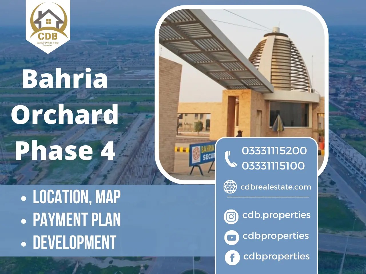 Bahria Orchard Phase 4 Location, Map, Payment Plan & Development