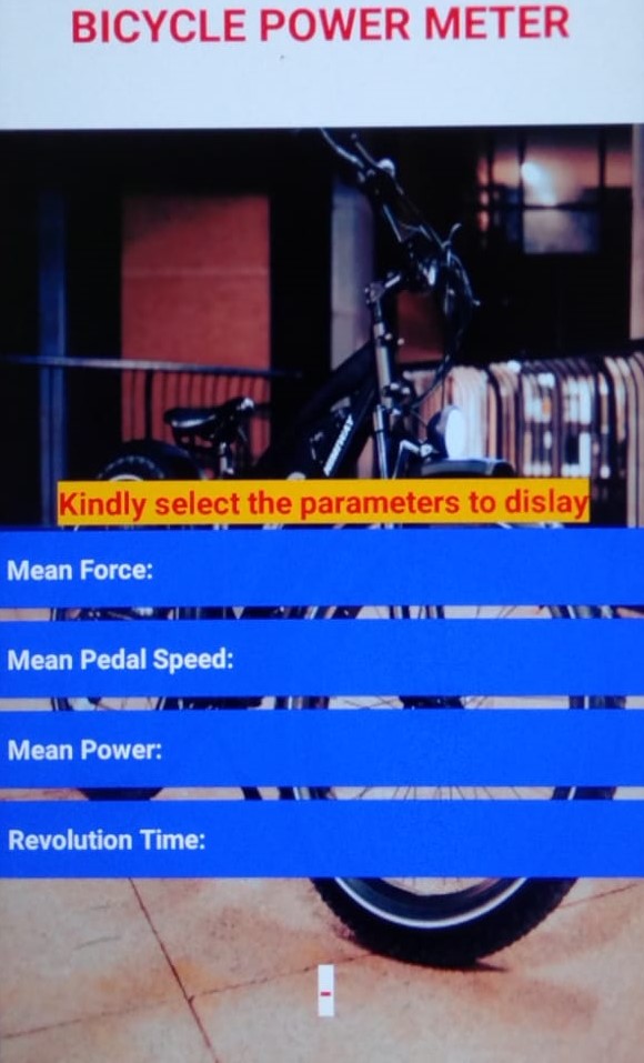 Bicycle Power Meter Career Development Center, CUI Wah