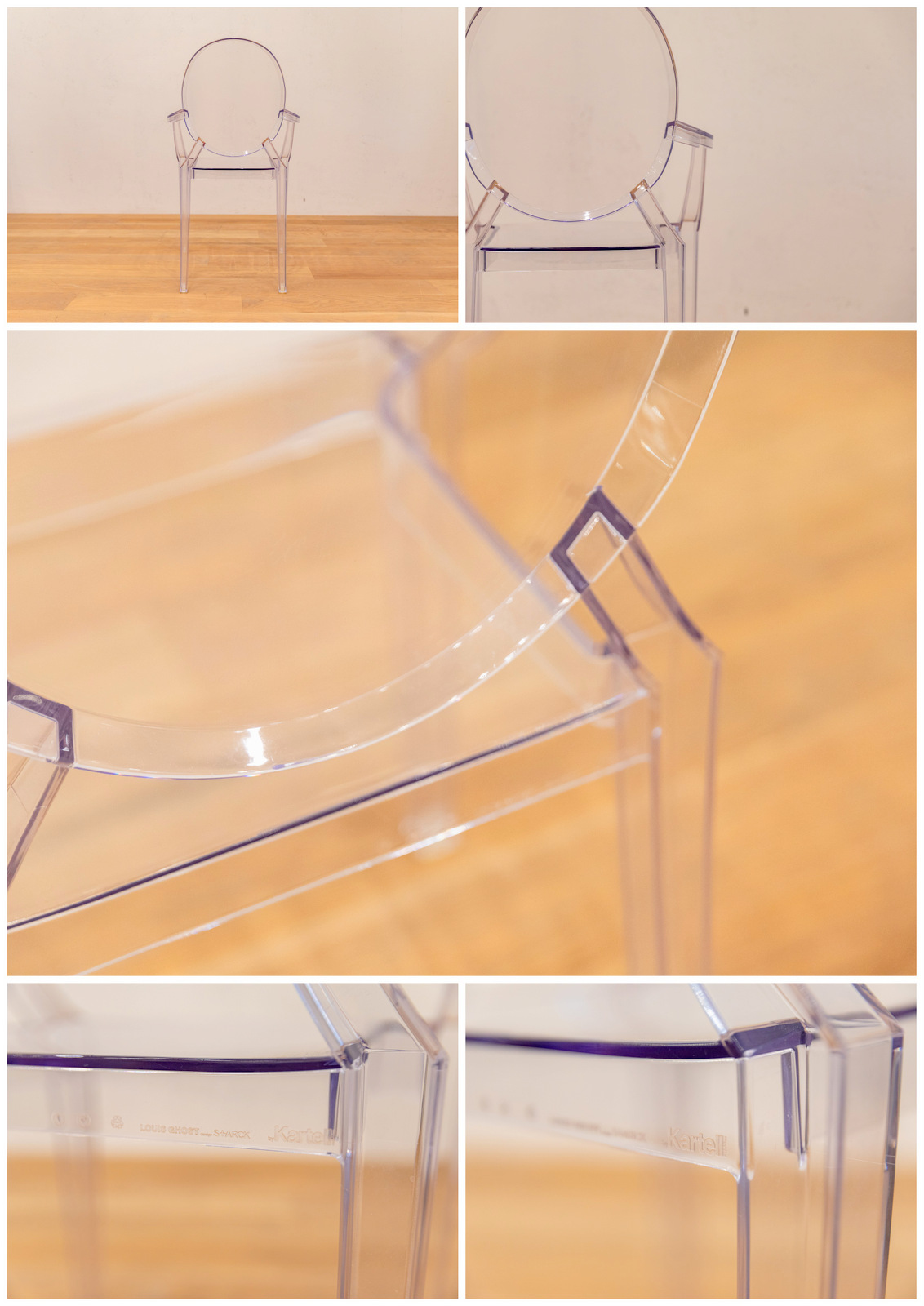 Kartell カルテル｜LOUIS GHOST ルイゴースト チェア （クリスタル）展示品 中古家具販売・展示家具販売の「コンセプト