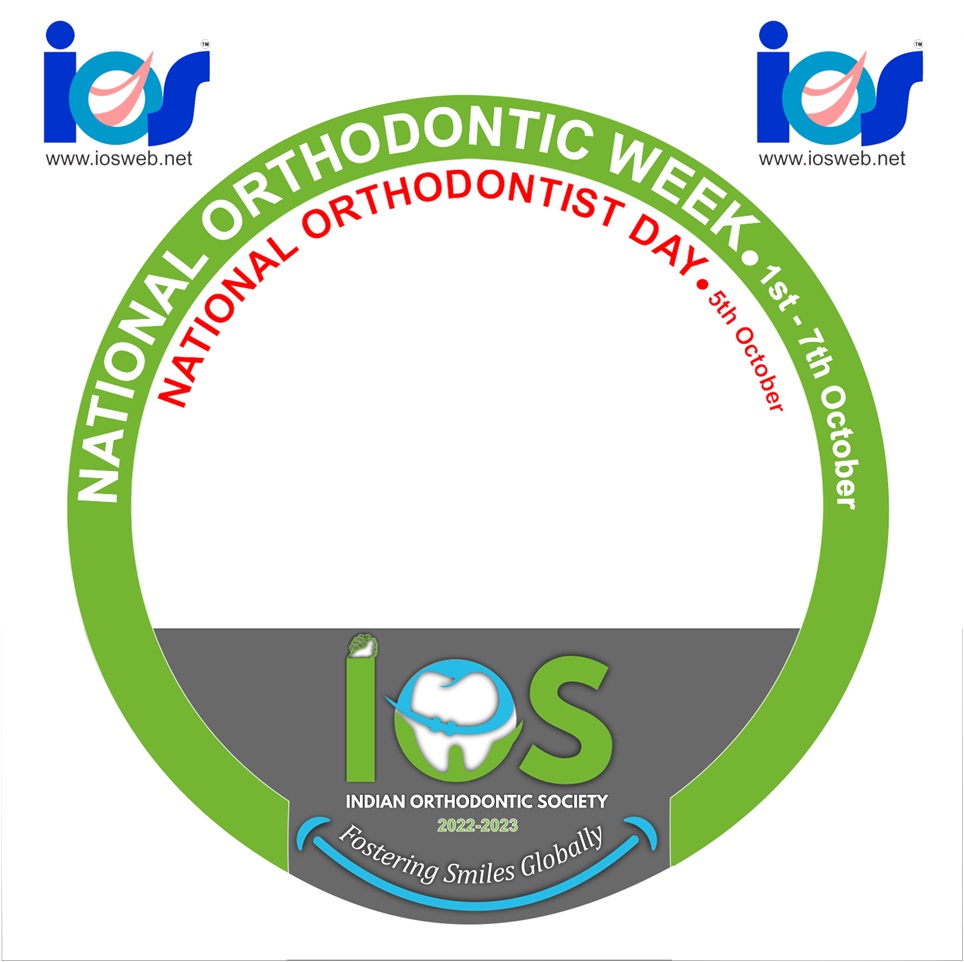 National Orthodontic Week 1st7th October 2022 CDCRI