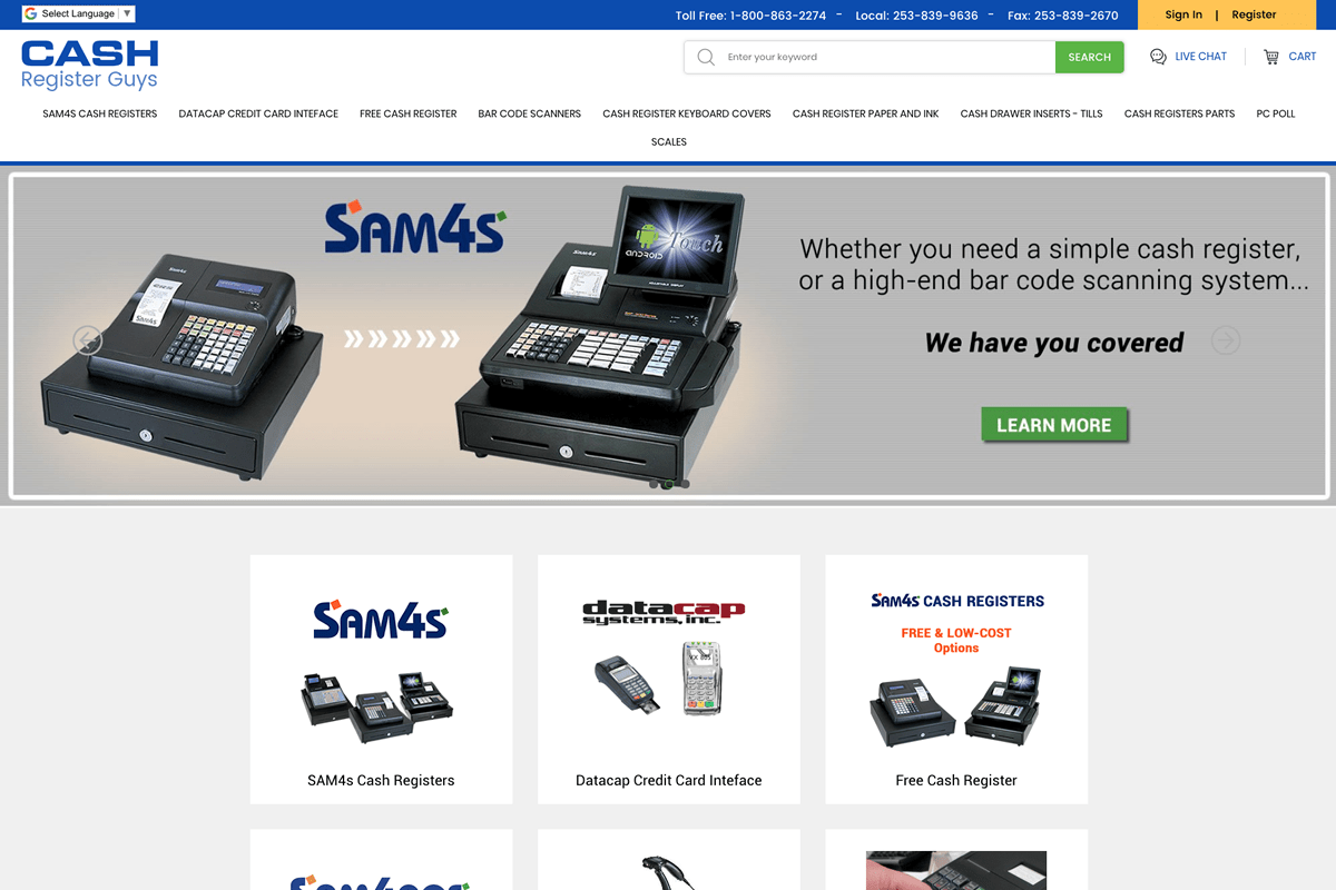 Cash Register Guys  Design  Development Services