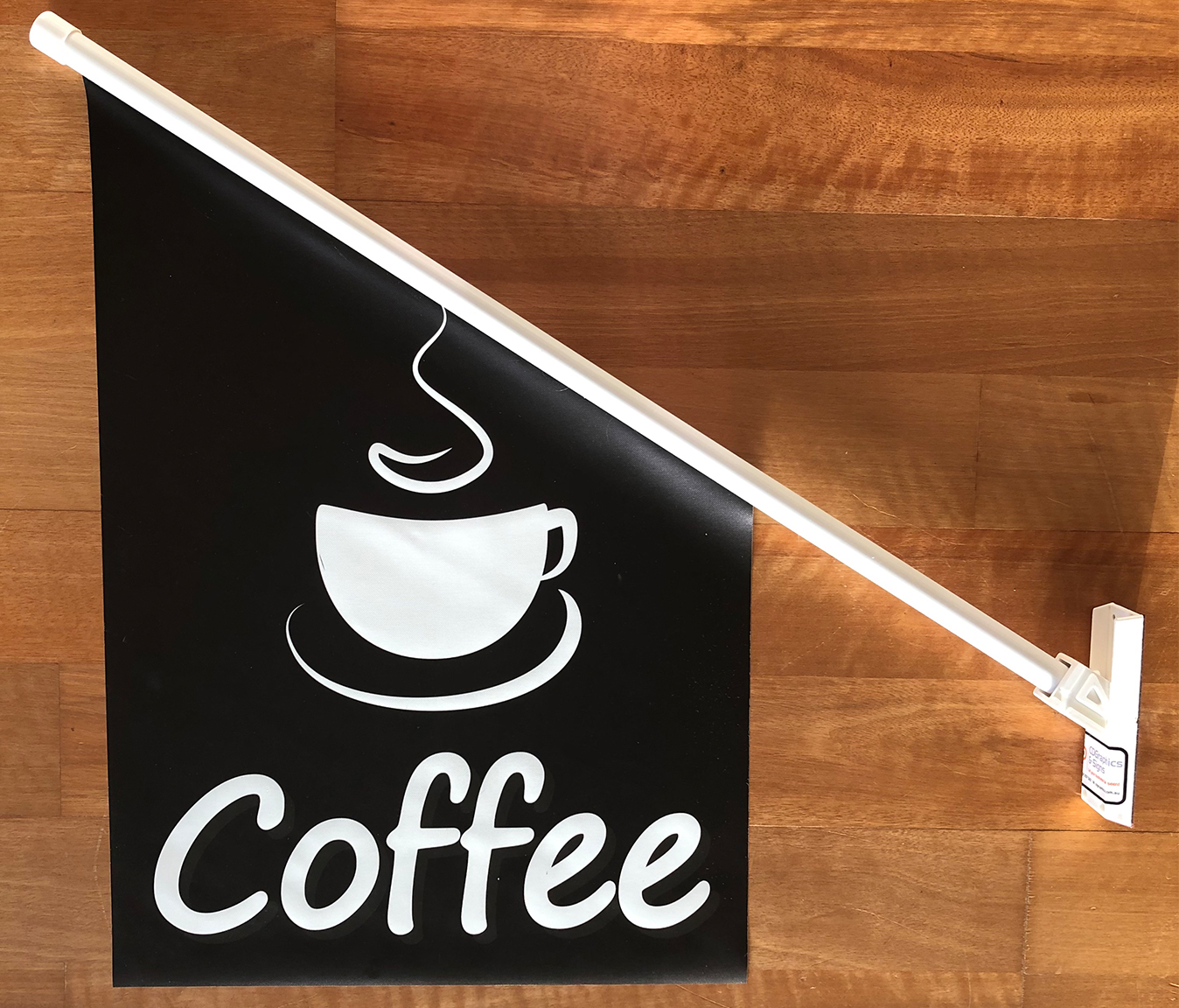 Coffee Orange Feather Flag Cdgraphics