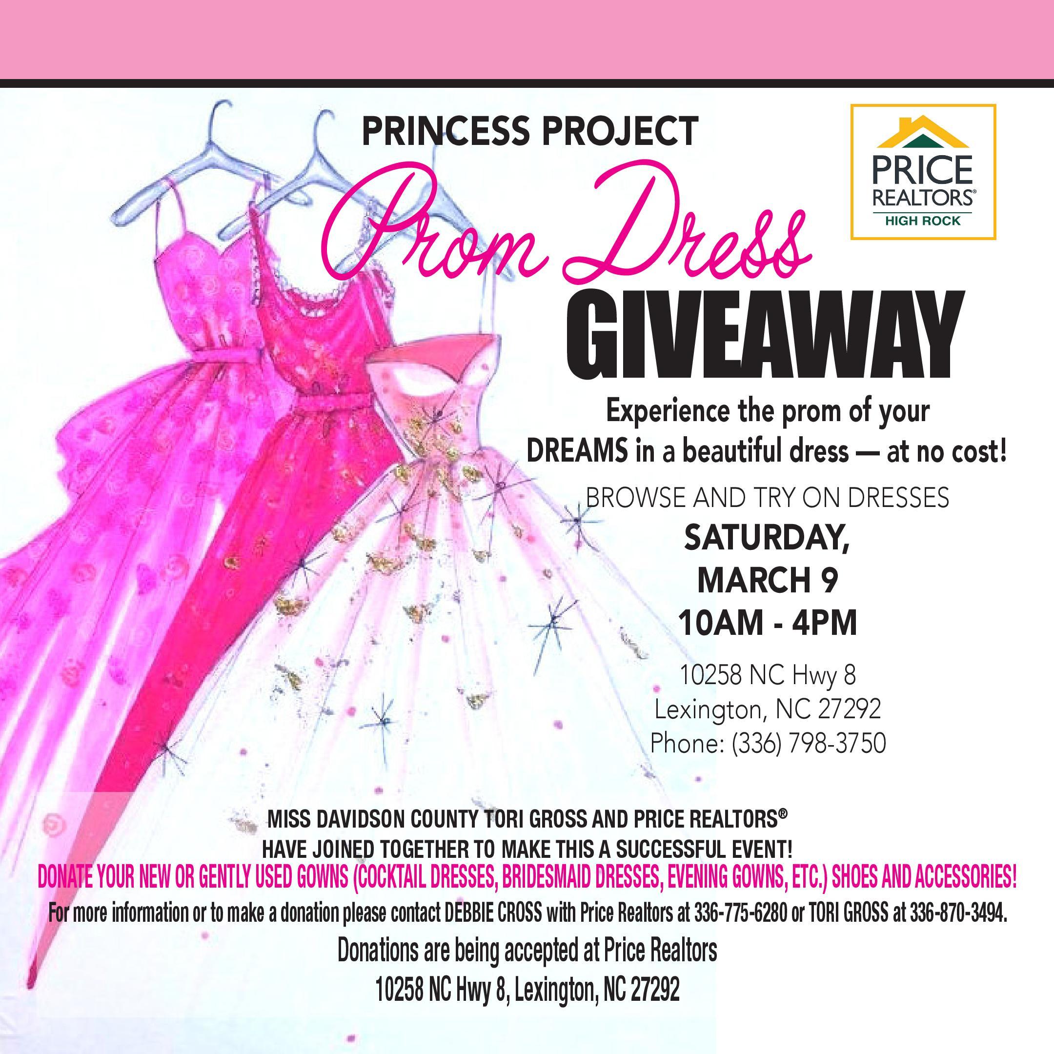 Prom Dress Giveaway Central Davidson High School