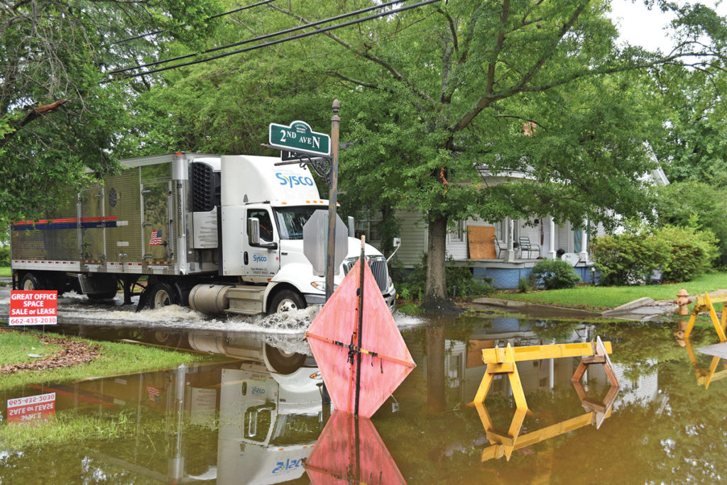 Flooding damages structures, covers roads in Golden Triangle The Dispatch