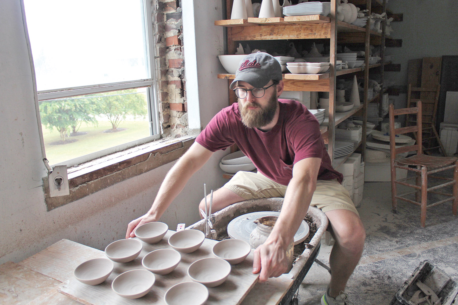 Profile Part of family ceramics business, West Point man finds niche