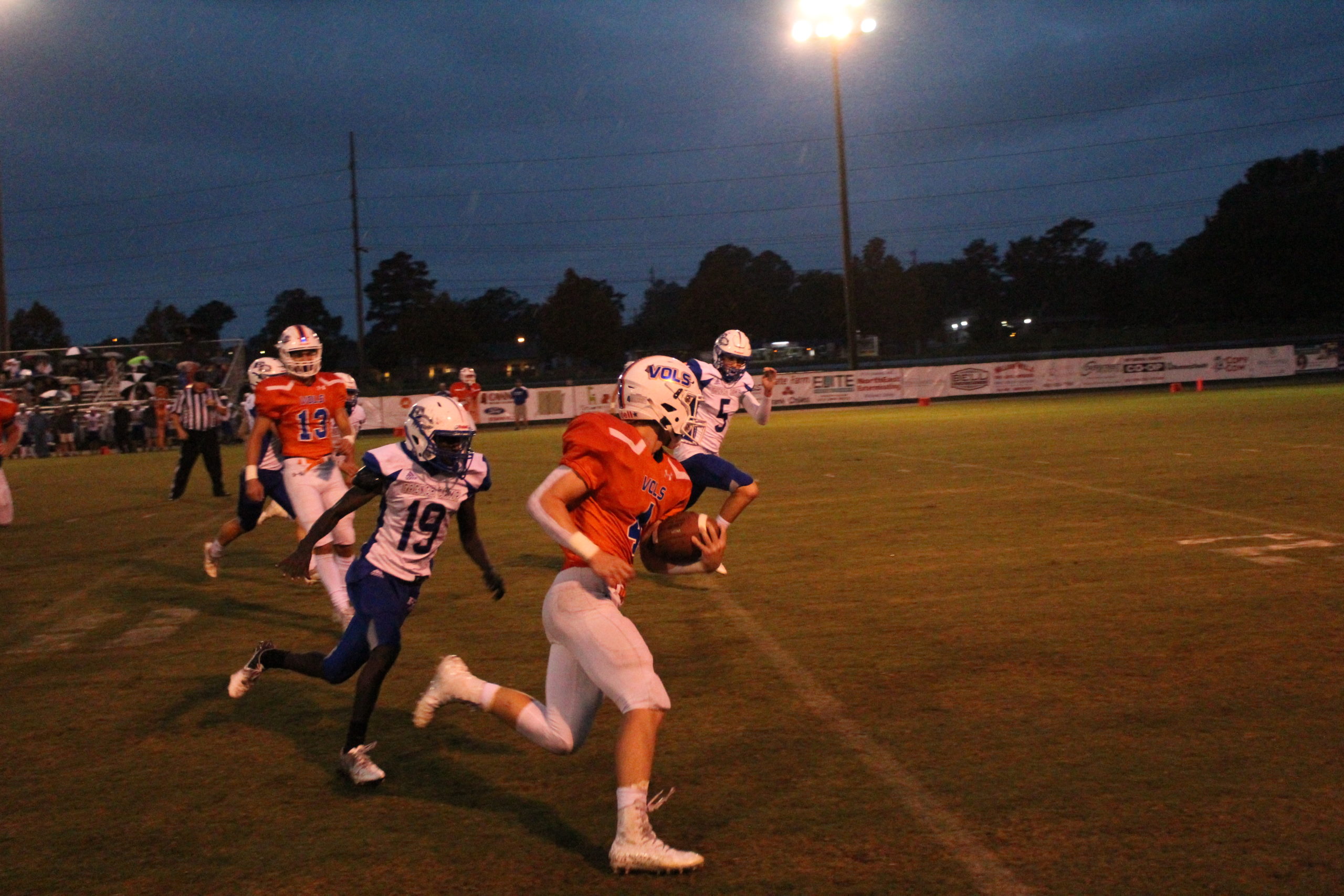Starkville Academy powers through persistent rain to dominant victory over French Camp Academy