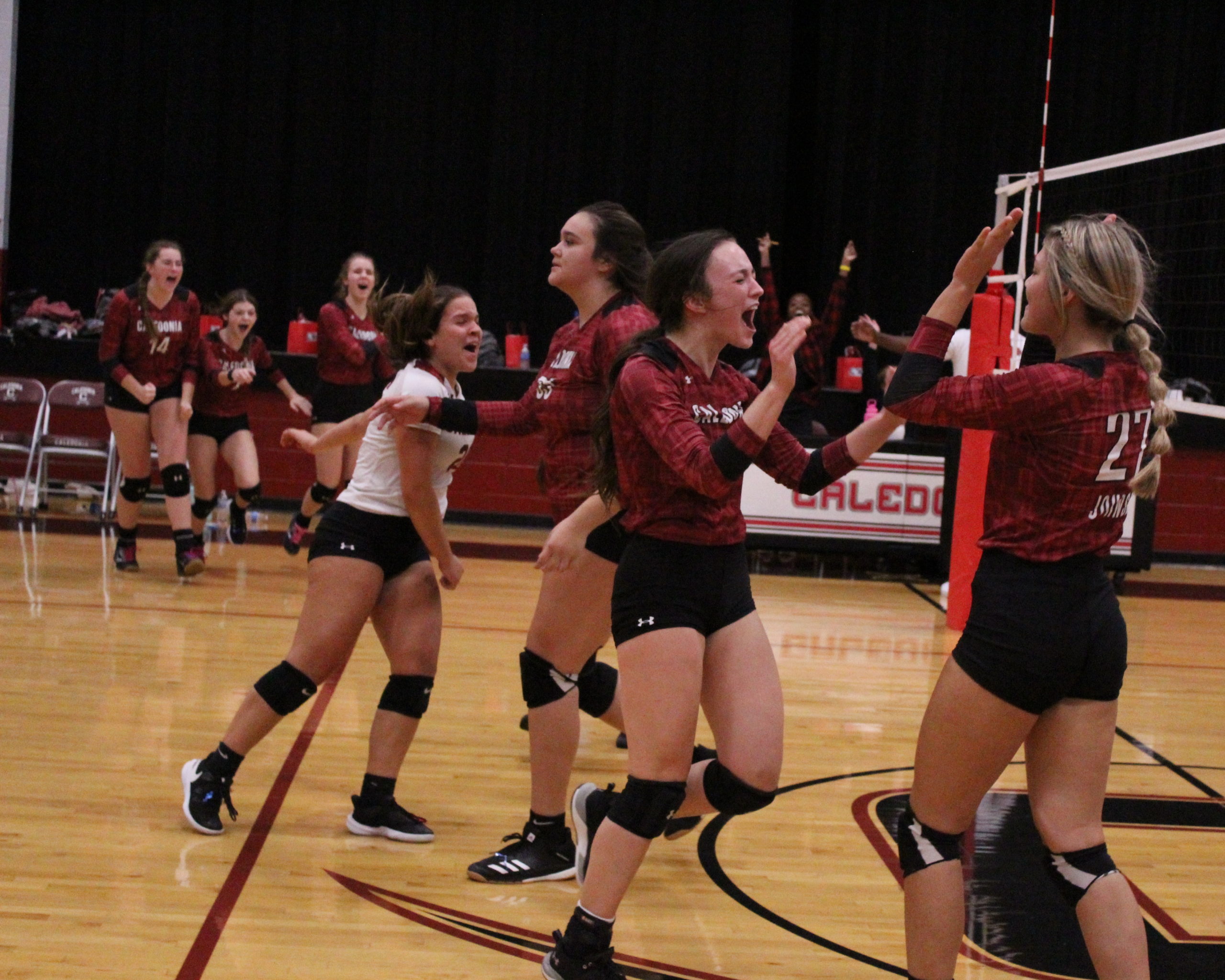 Caledonia volleyball sweeps Tishomingo County to book trip to Class 4A