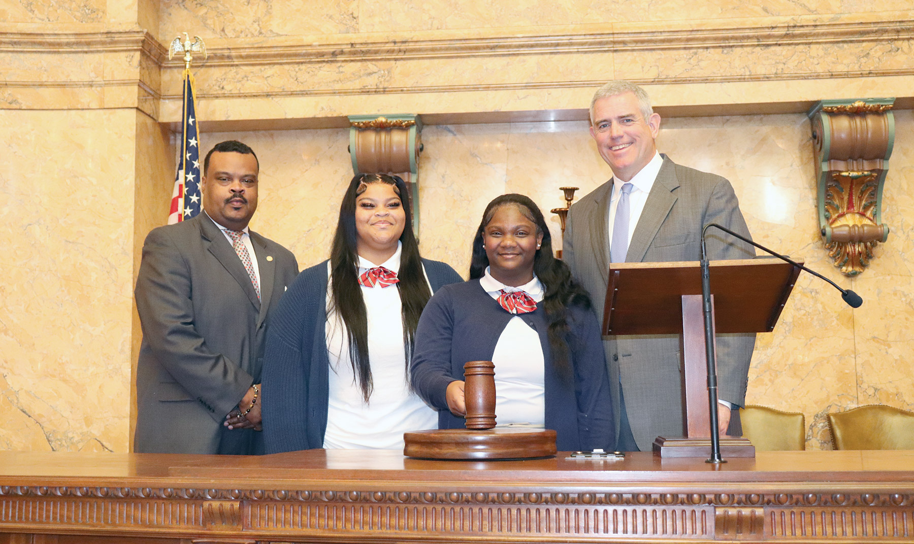 Education Karriem and Shelton serve as Mississippi House pages The