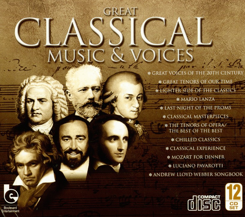 CLASSICAL MUSIC & VOICES 12 CD BOX CD Klassisk