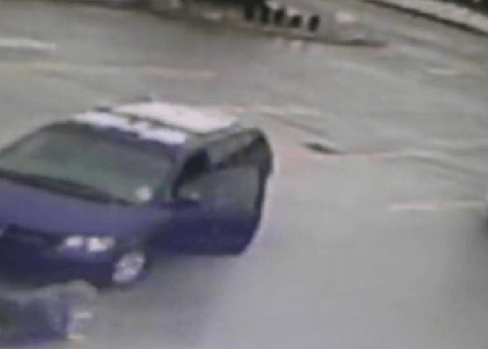 VIDEO: Didn't Realize Her Car Was In Reverse