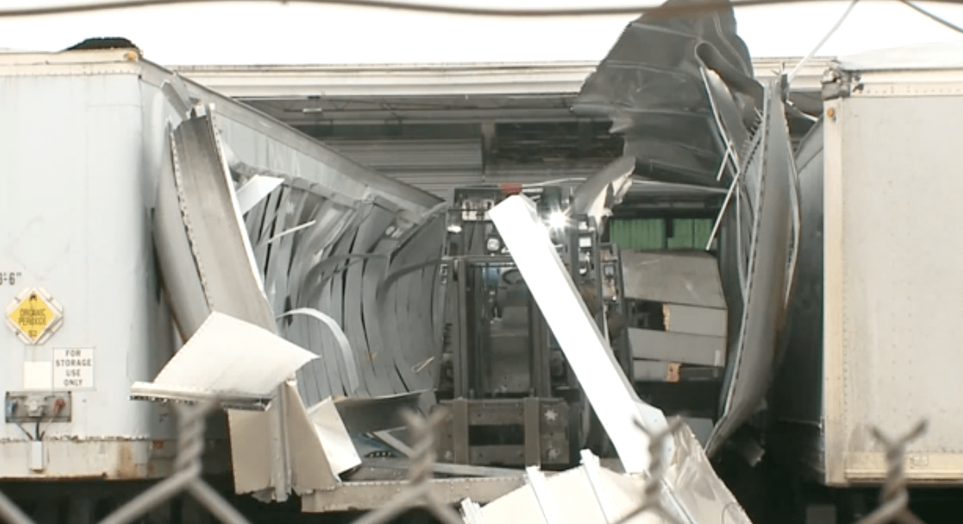 Two hurt in explosion at UPS Freight