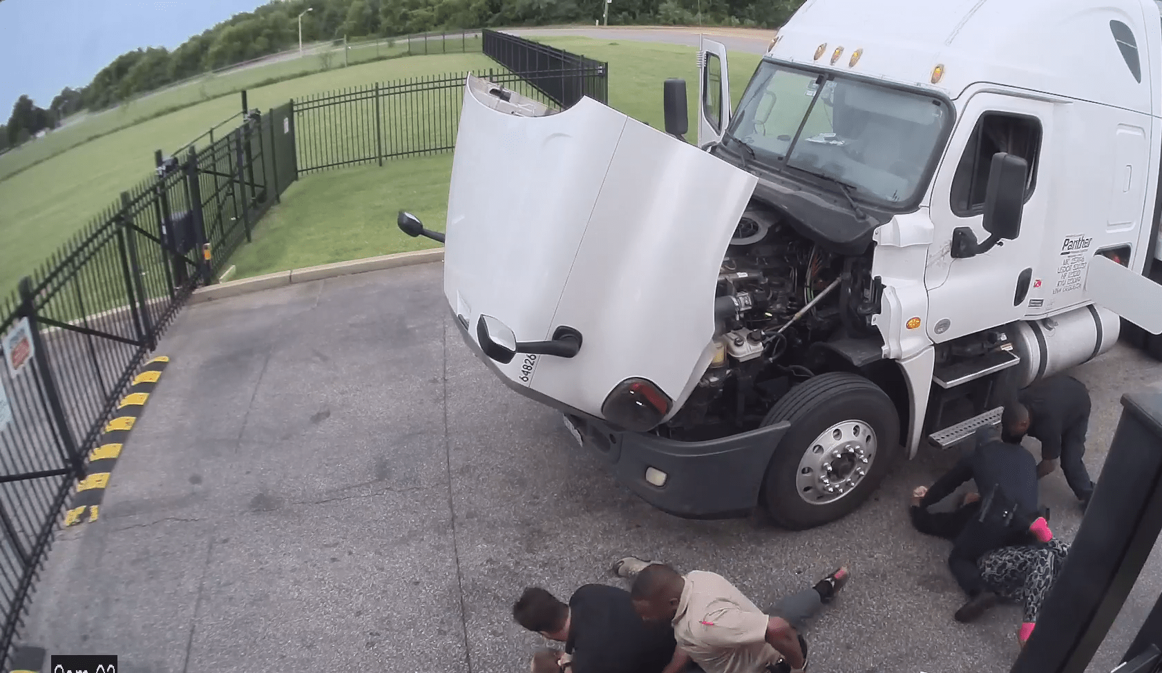 Truckers roughed up by security guards score major win and plan to