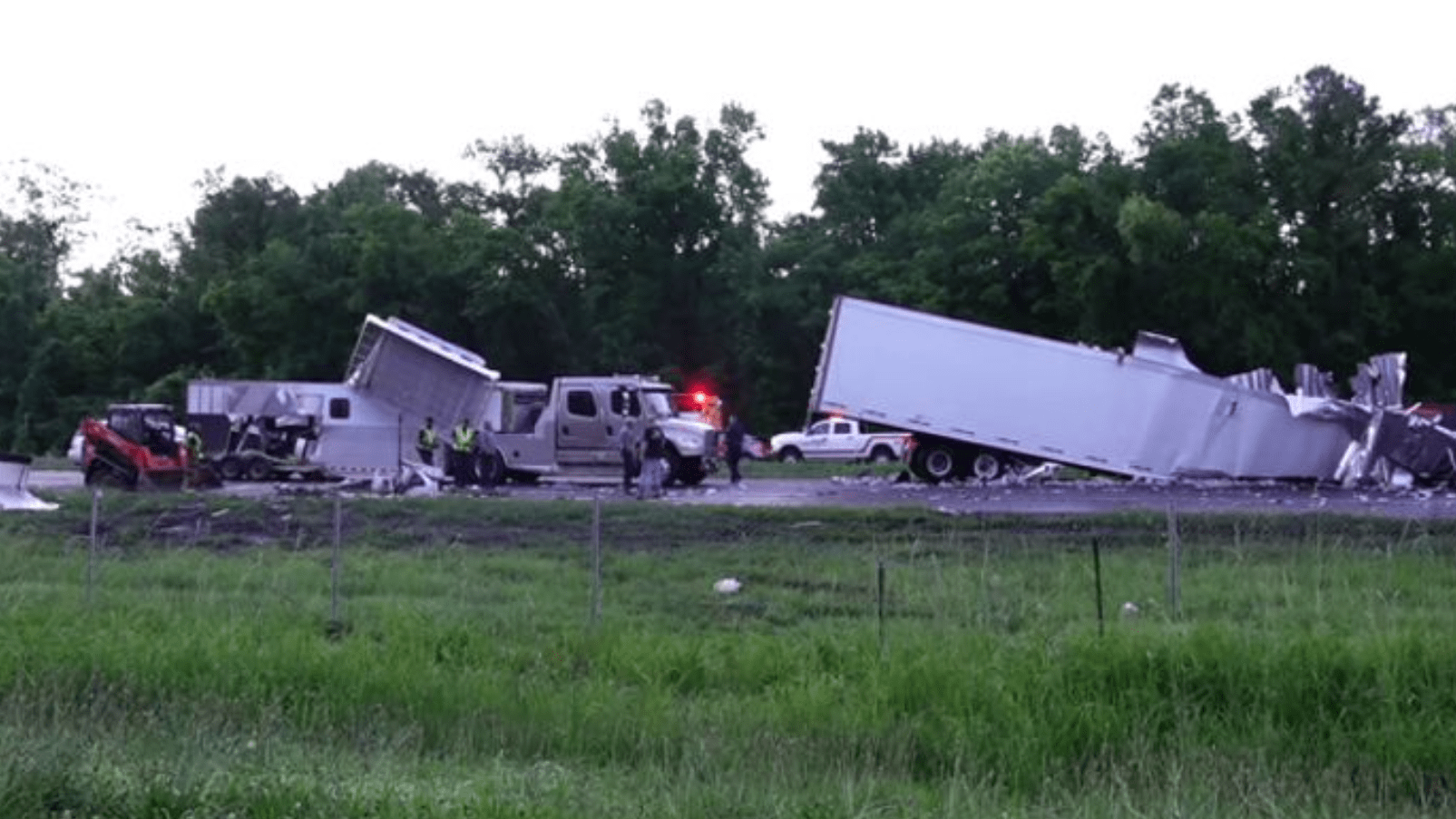 Four championship horses killed in multivehicle wreck involving semi truck