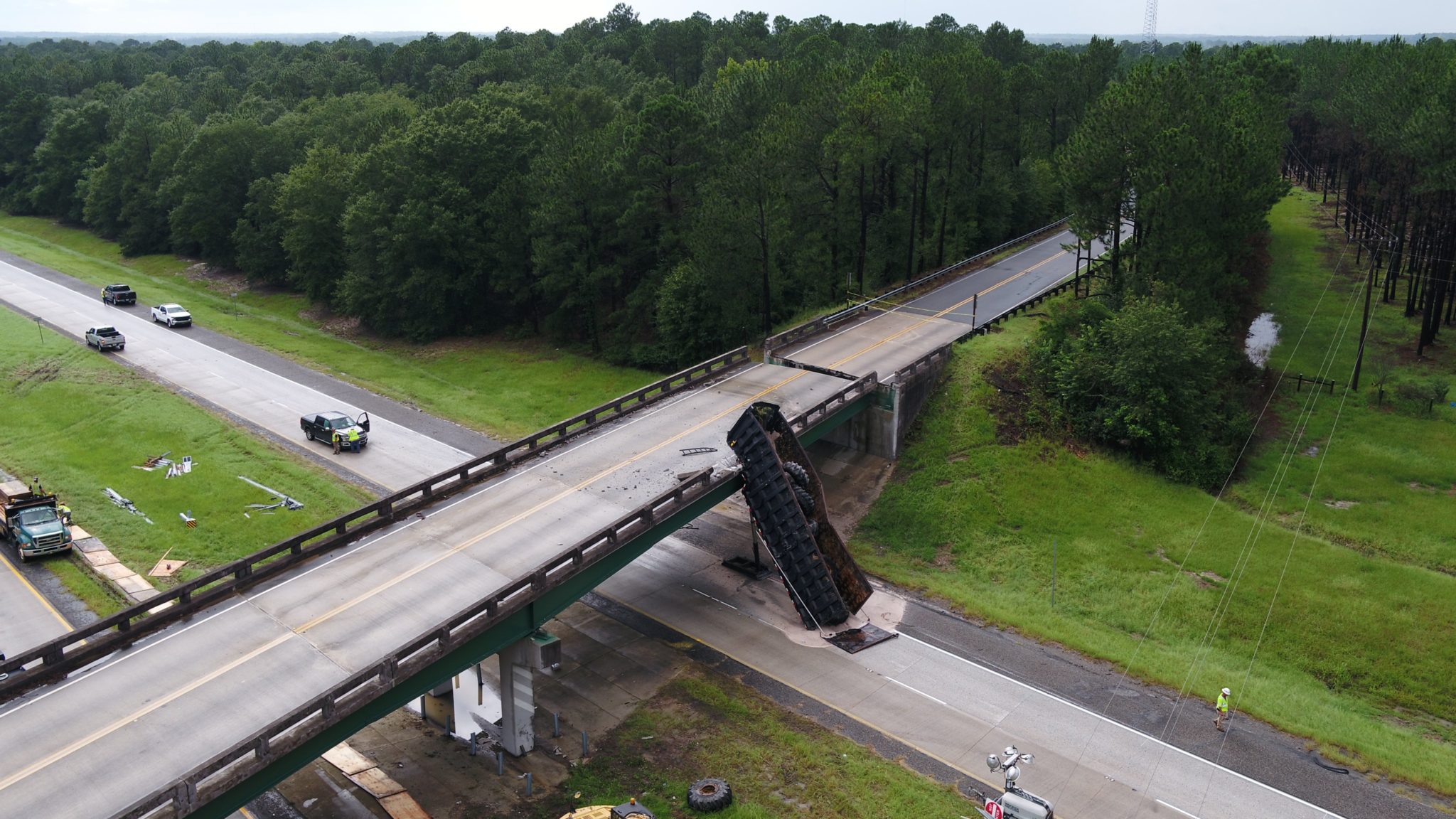 GDOT Stretch of highway closed for bridge demolition has reopened “a