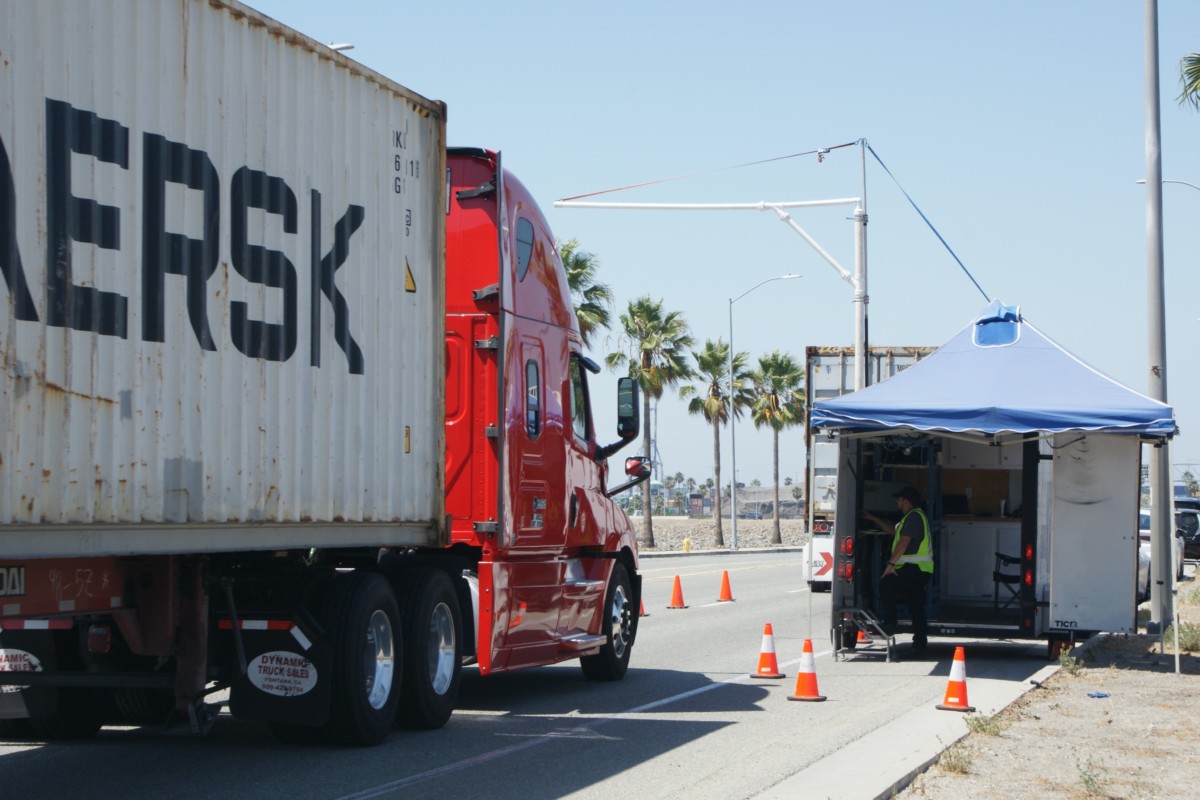 California screened more than 1200 trucks during 'smog check