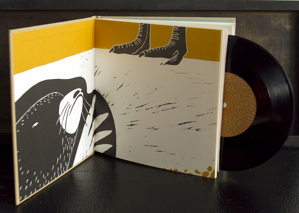 A Handmade Children's Book, a 7" Vinyl Record, and Tangible, Handmade