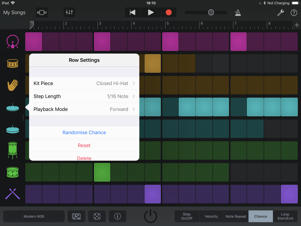 GarageBand on iOS adds powerful sequencer and a lot more sounds CDM