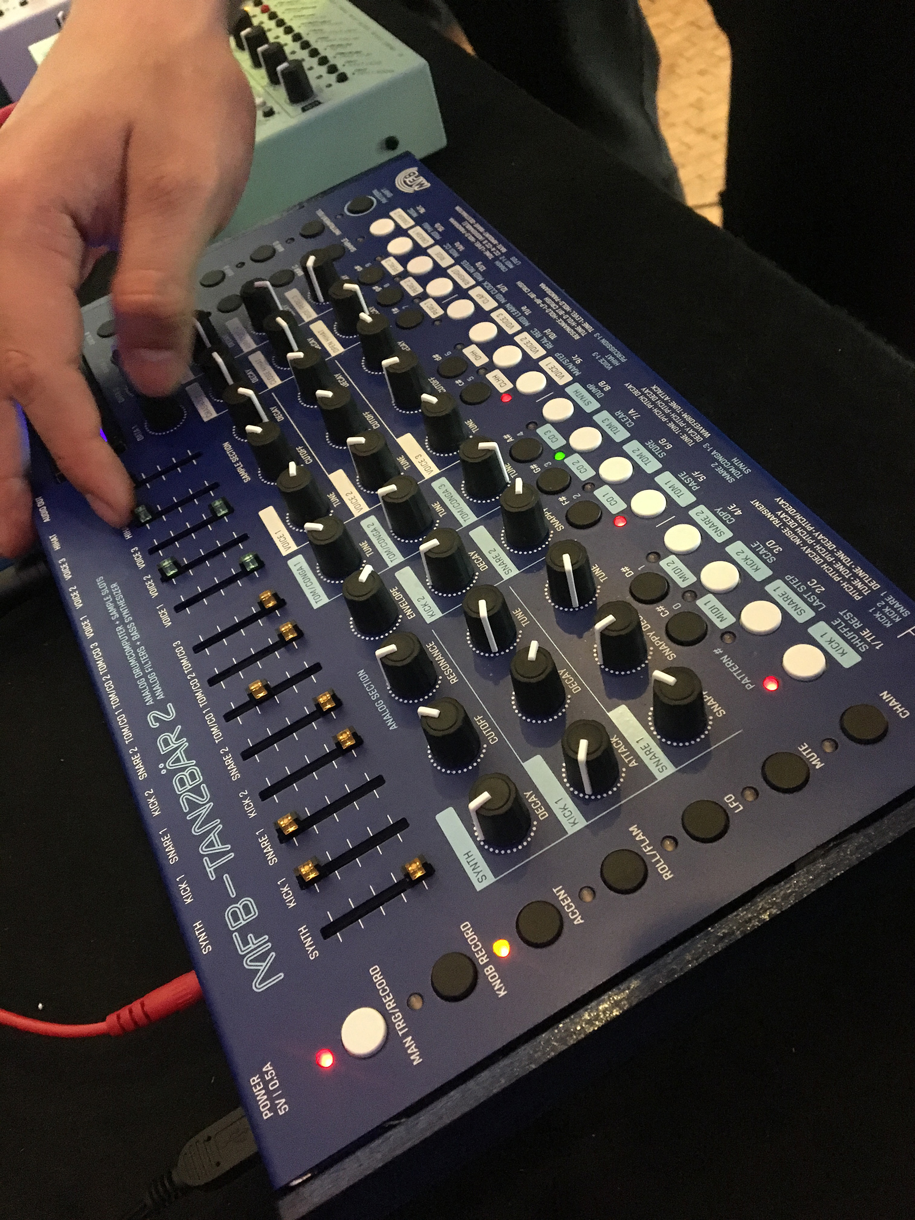 MFB have a killer live drum machine + synth in the hybrid Tanzbär-2