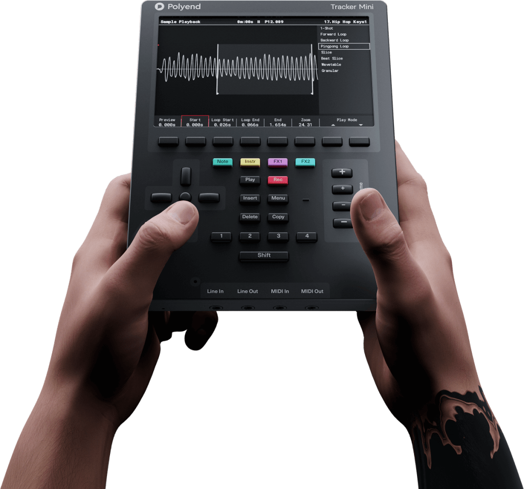 Polyend's Tracker Mini is a handheld upgrade to the original Tracker