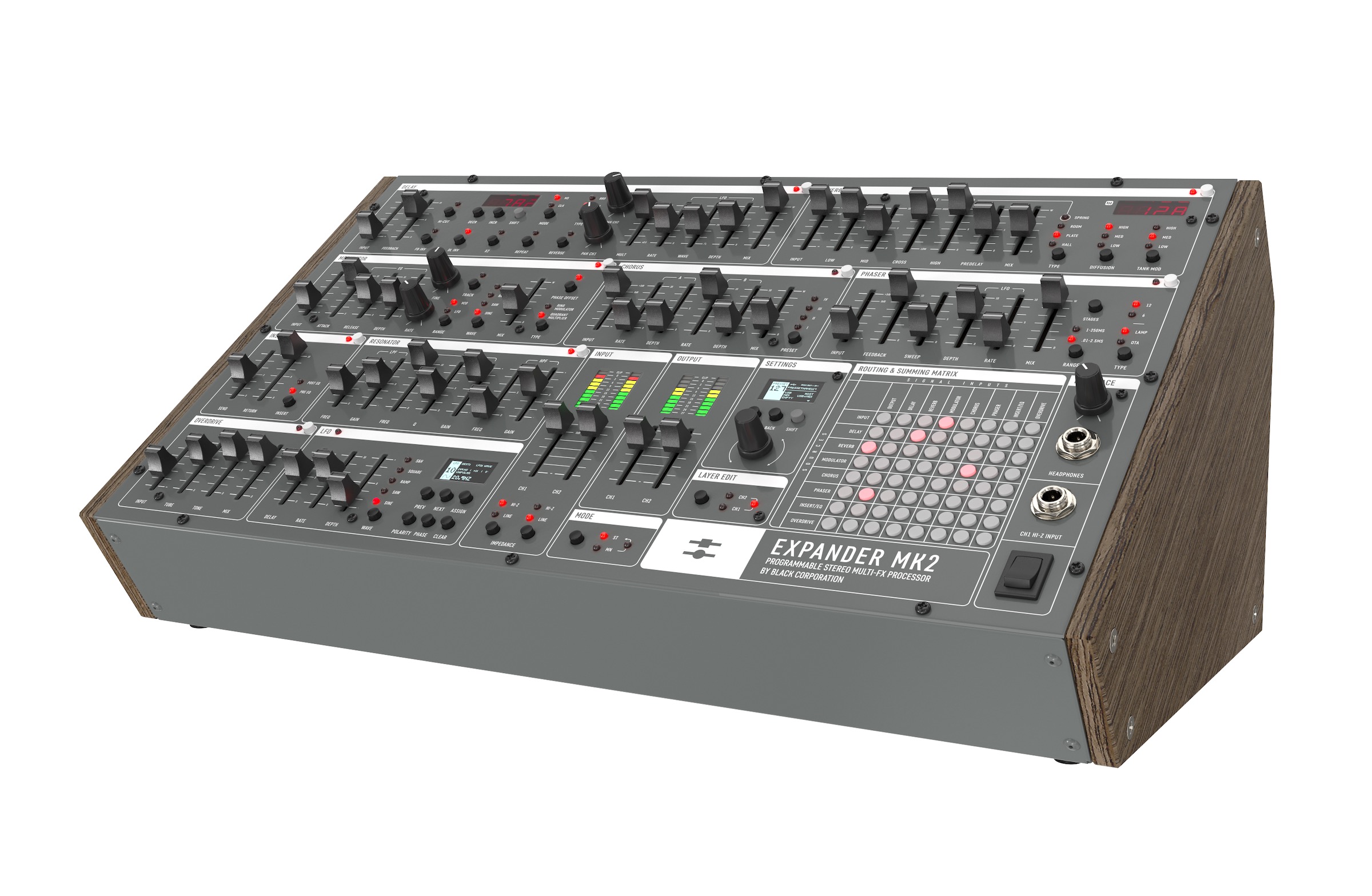 Black Corporation's Expander MK2 massively multieffects hardware, one