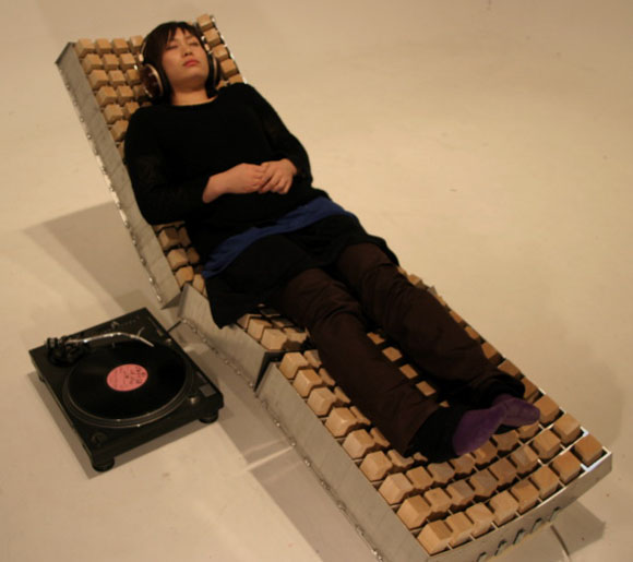 TurntableControlled Vibrating Chaise Longue CDM Create Digital Music